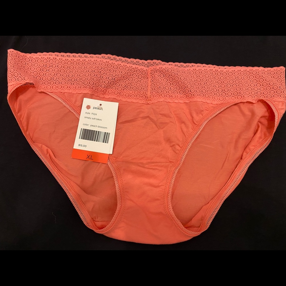 Simply soft bikini in peach blossom .  XL. by peach. NWT